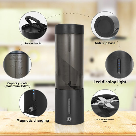 Portable Magnetic Charging Juicer and Blender