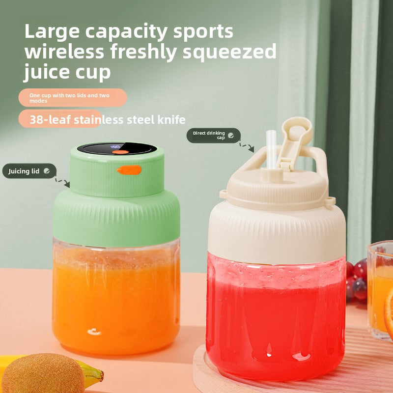 Portable Digital Display Blender Cup