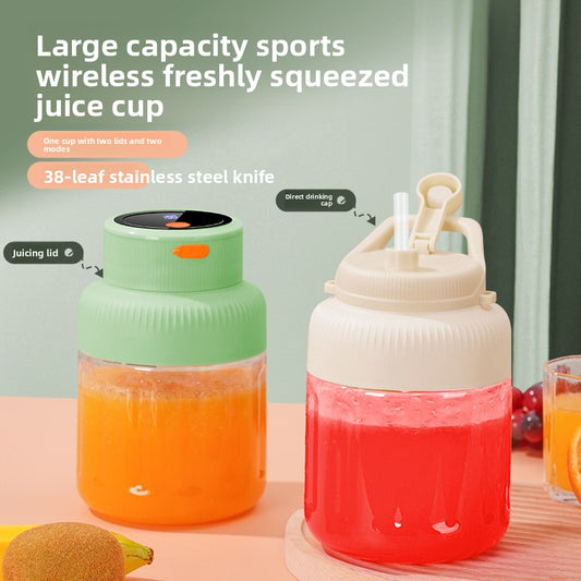 Portable Digital Display Blender Cup