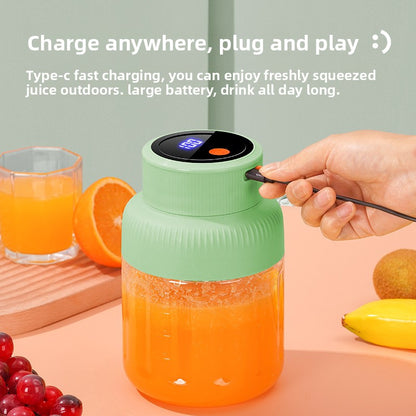 Portable Digital Display Blender Cup