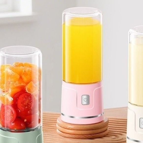 Portable Rechargeable Electric Blender and Juicer